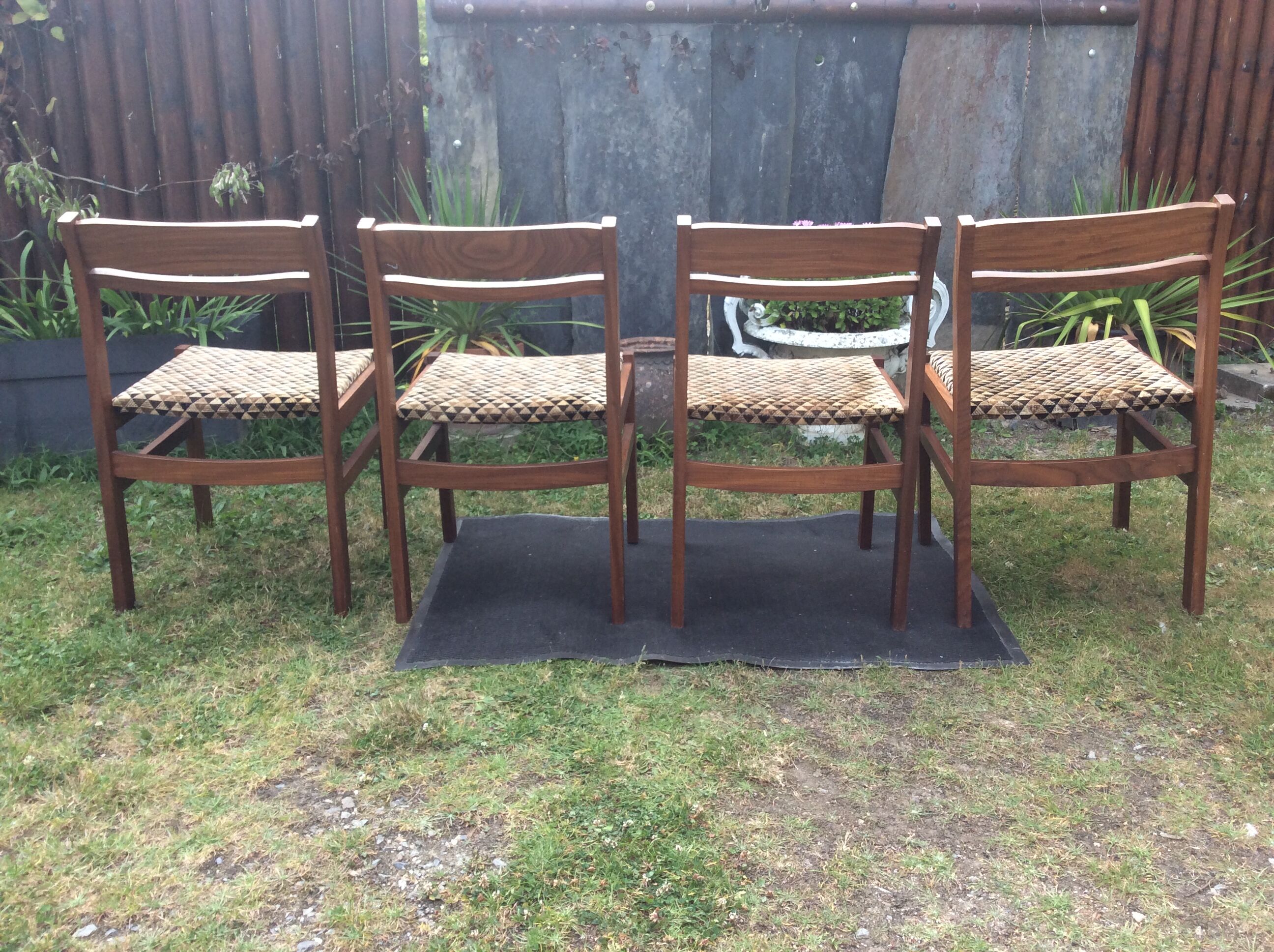 Vintage Scandinavian teak chairs