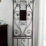 Wrought iron coat rack