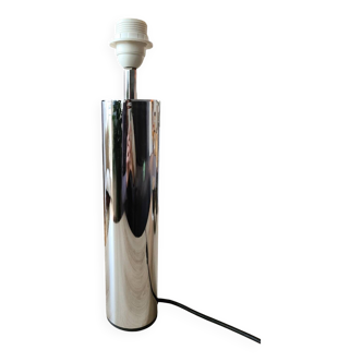Pied de lampe cinetique chromée post moderniste 60/70s