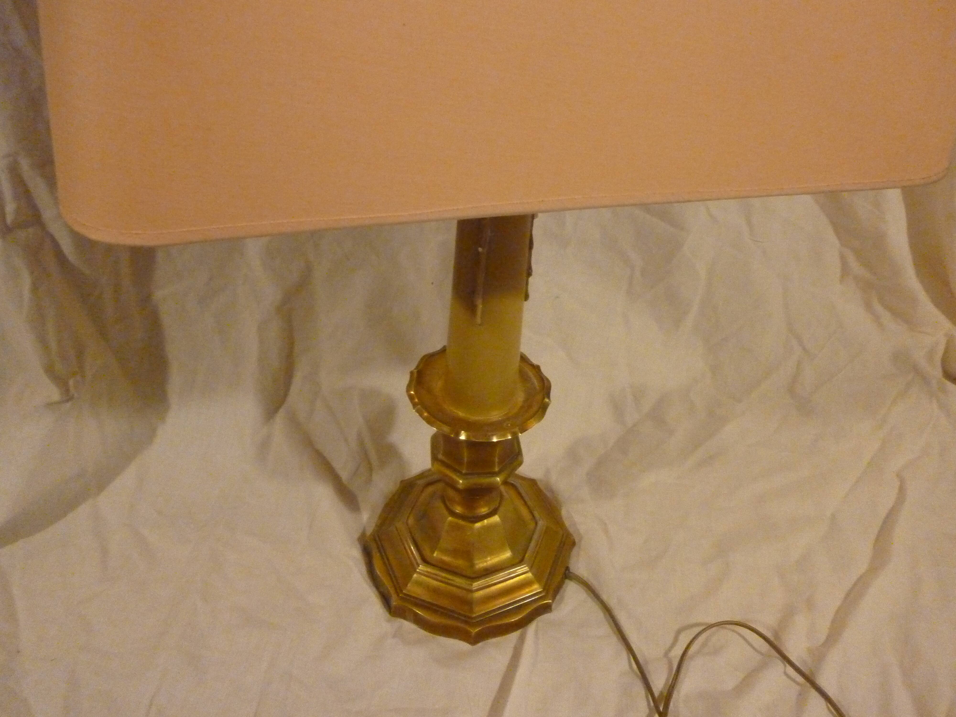 Lamp bronze Louis XV