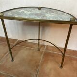 Fifth wheel end of sofa design marbled mirror top