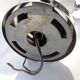 Pair of metal and 70's design opal glass wall light