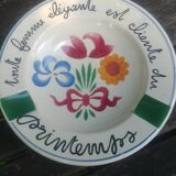 Advertising cup from the "Printemps" Paris store from Sarreguemines - vintage.