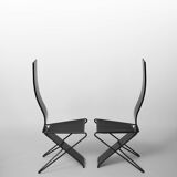 Pair of postmodern chairs, Pietro Arosio