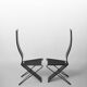 Pair of postmodern chairs, Pietro Arosio