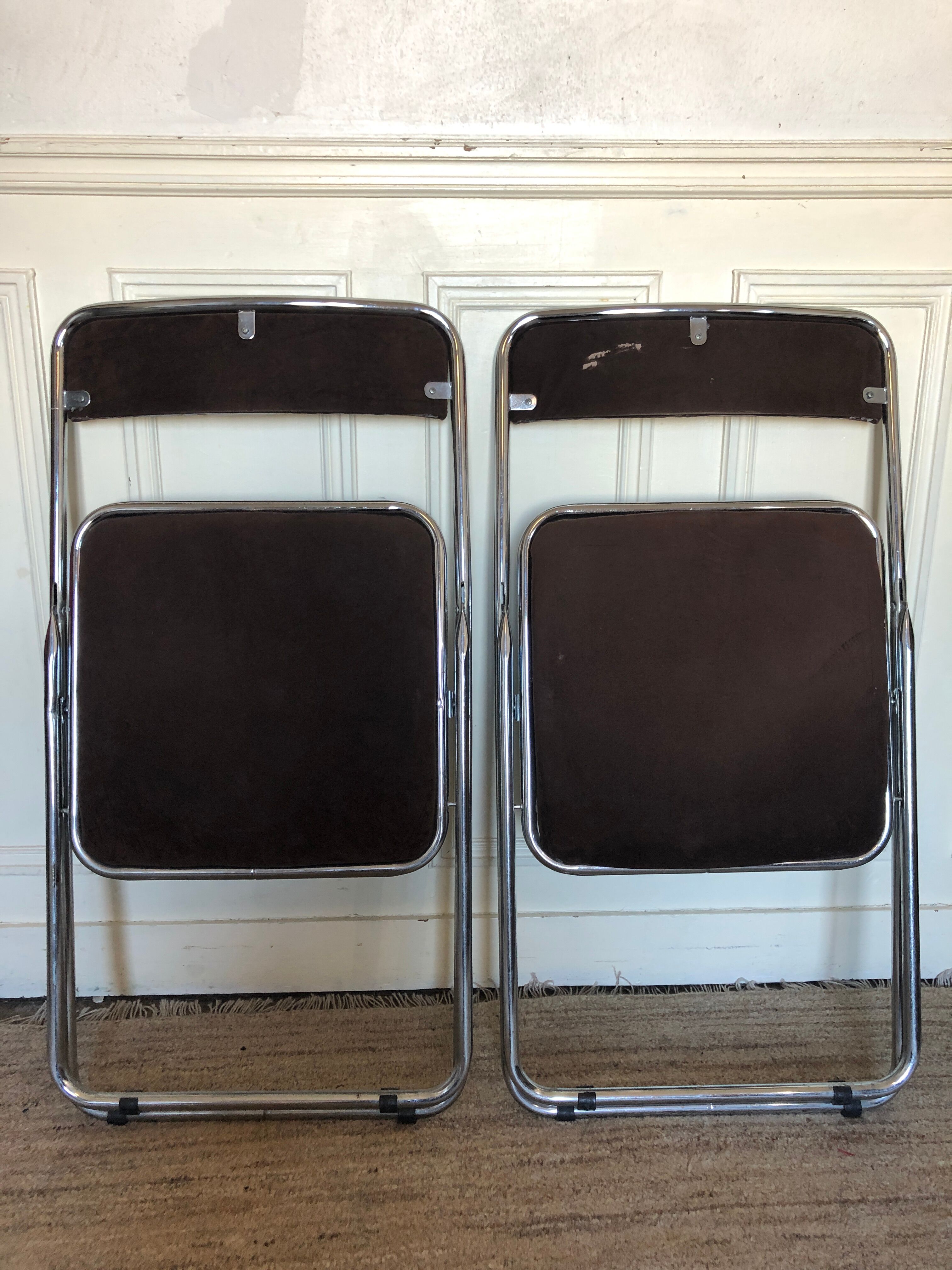 Duo chrome folding chair