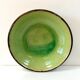 green glazed earthenware dish from the 1950s - Dieulefit