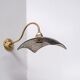 Mercury reflective glass and brass wall lights (35 available)
