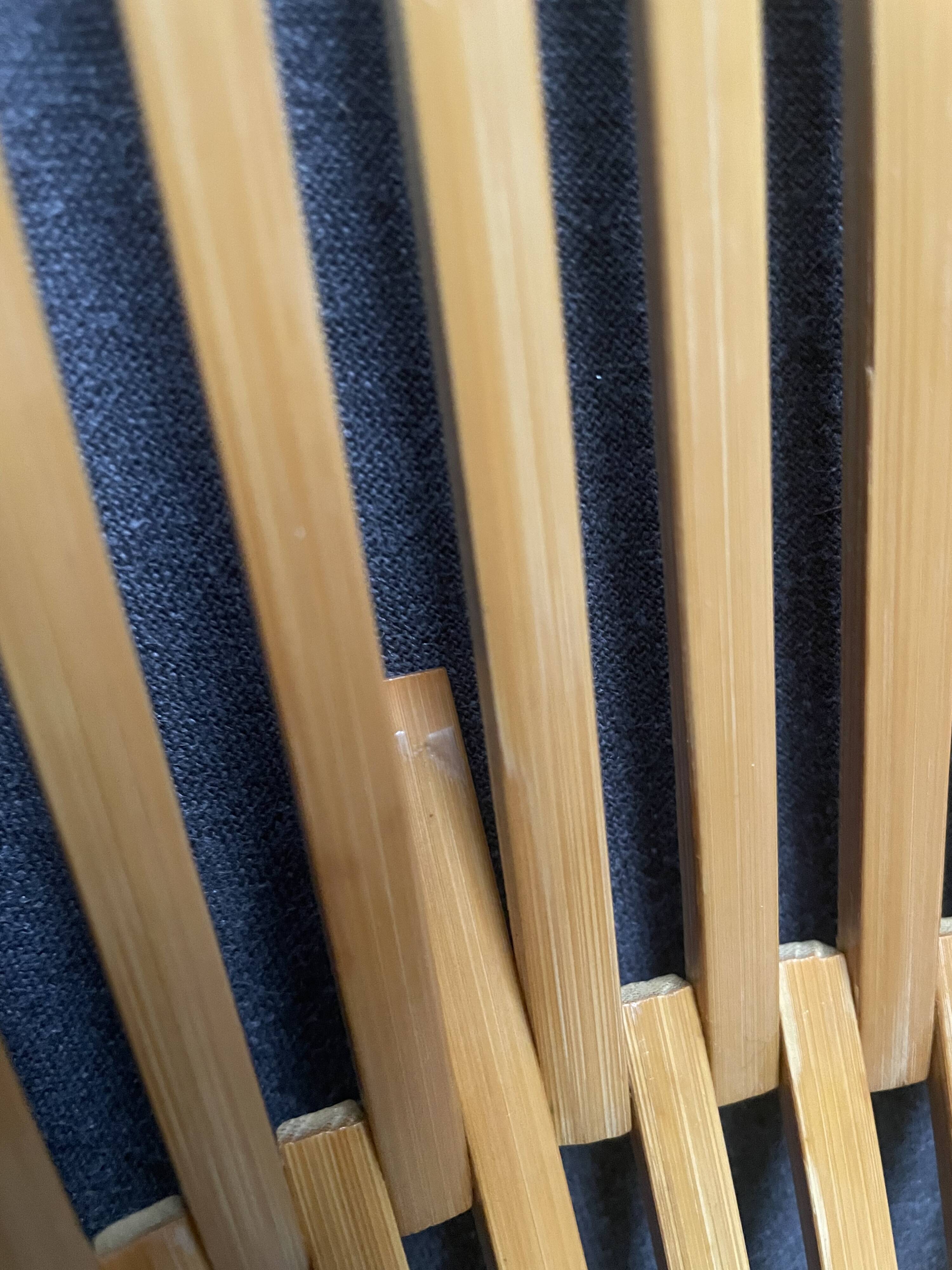 70s bamboo fruit basket