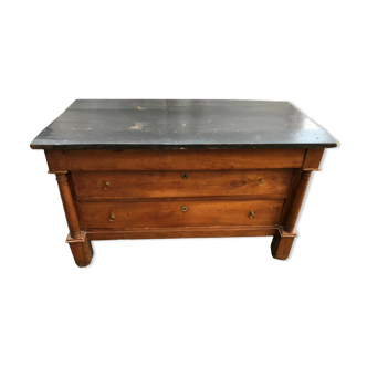 Rustic empire style chest of drawers