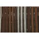 1970s vintage Turkish Oushak handmade wool cotton brown runner rug 170x317