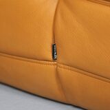 Cognac leather Ligne Roset Togo set from 2010 designed by Michel Ducaroy