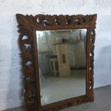 Vintage wooden mirror