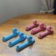 Ceramic poodle knife rest