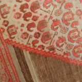 Antique persian wool malayer rug 183x131