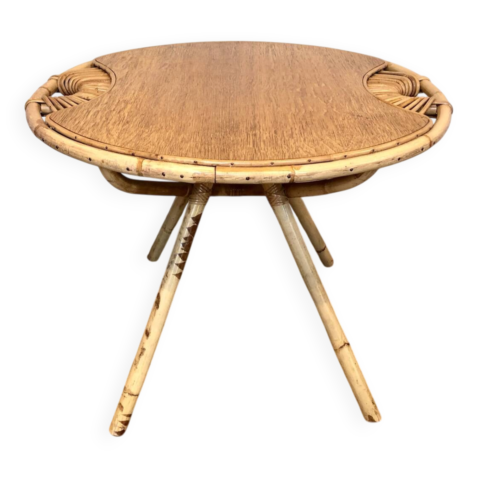 Rattan coffee table