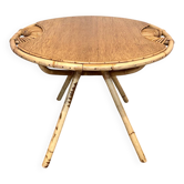 Table basse rotin
