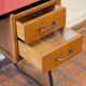 Vintage red formica desk