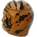 Pot cover in ceramic