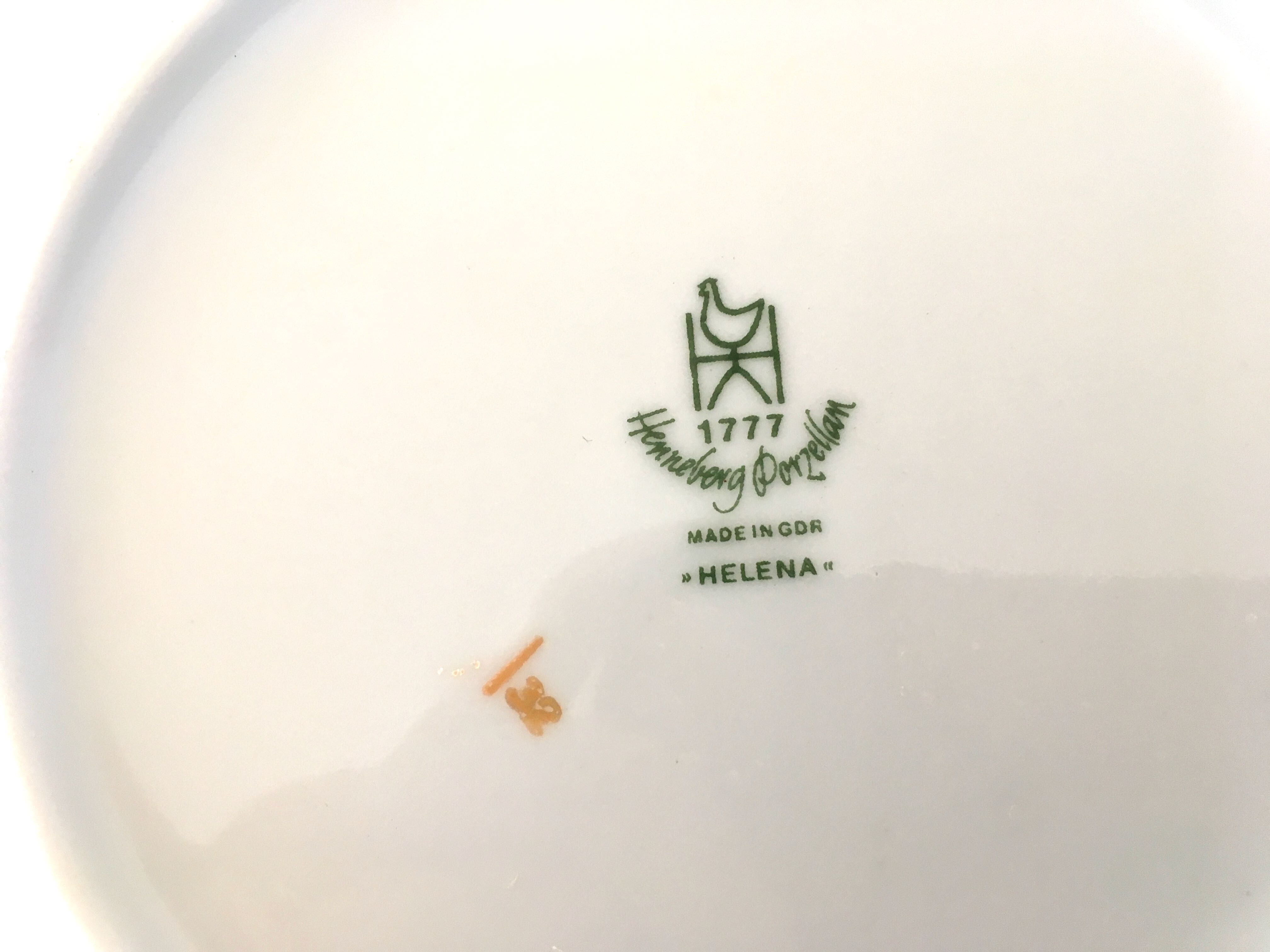 Set of 6 vintage dessert plates RDA