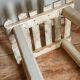 Patinated workshop stool old early twentieth century