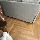 Sofa Paros 2 places Linen Gray