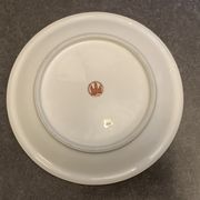 12 assiettes plates en porcelaine de Chartres sur Cher, Tiffonnet et Cie