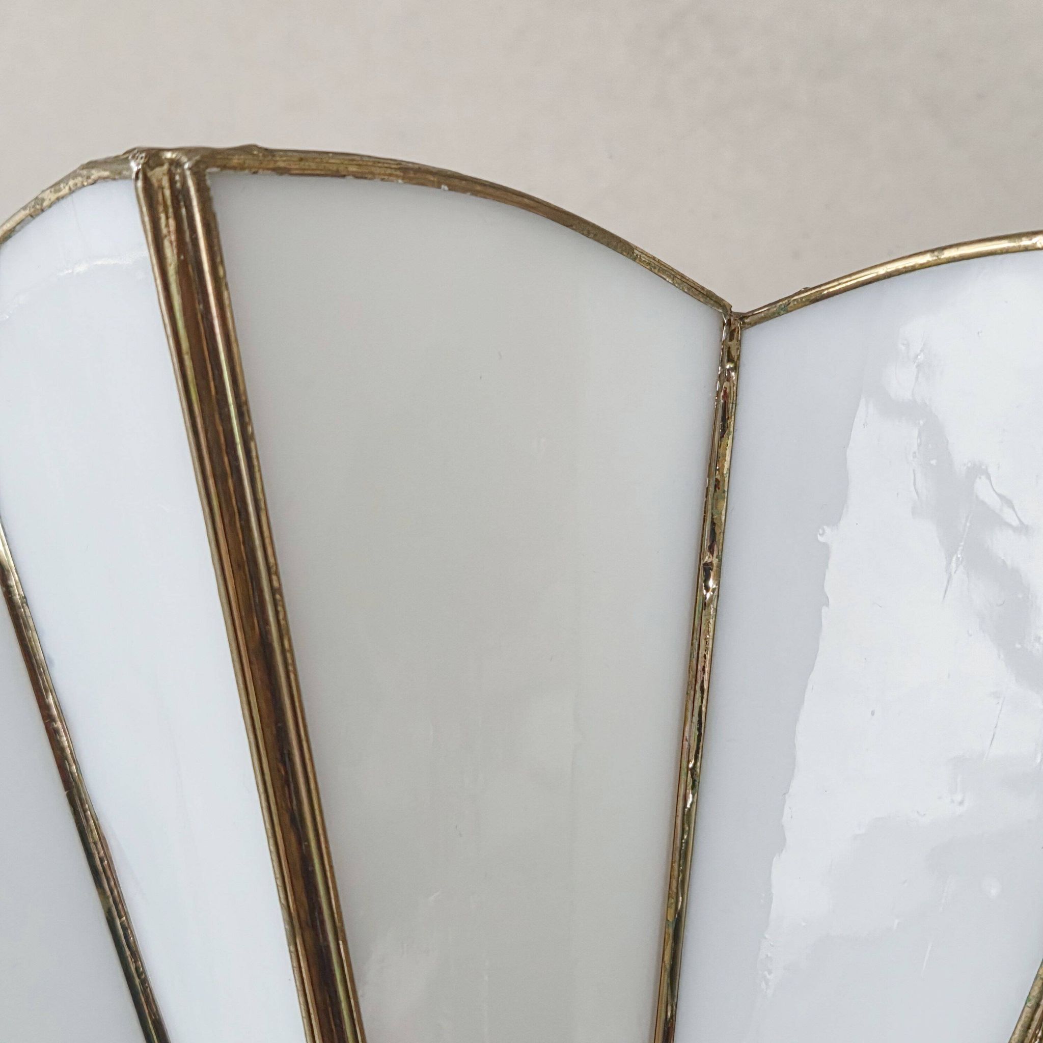 Vintage 1970s Art Deco wall light