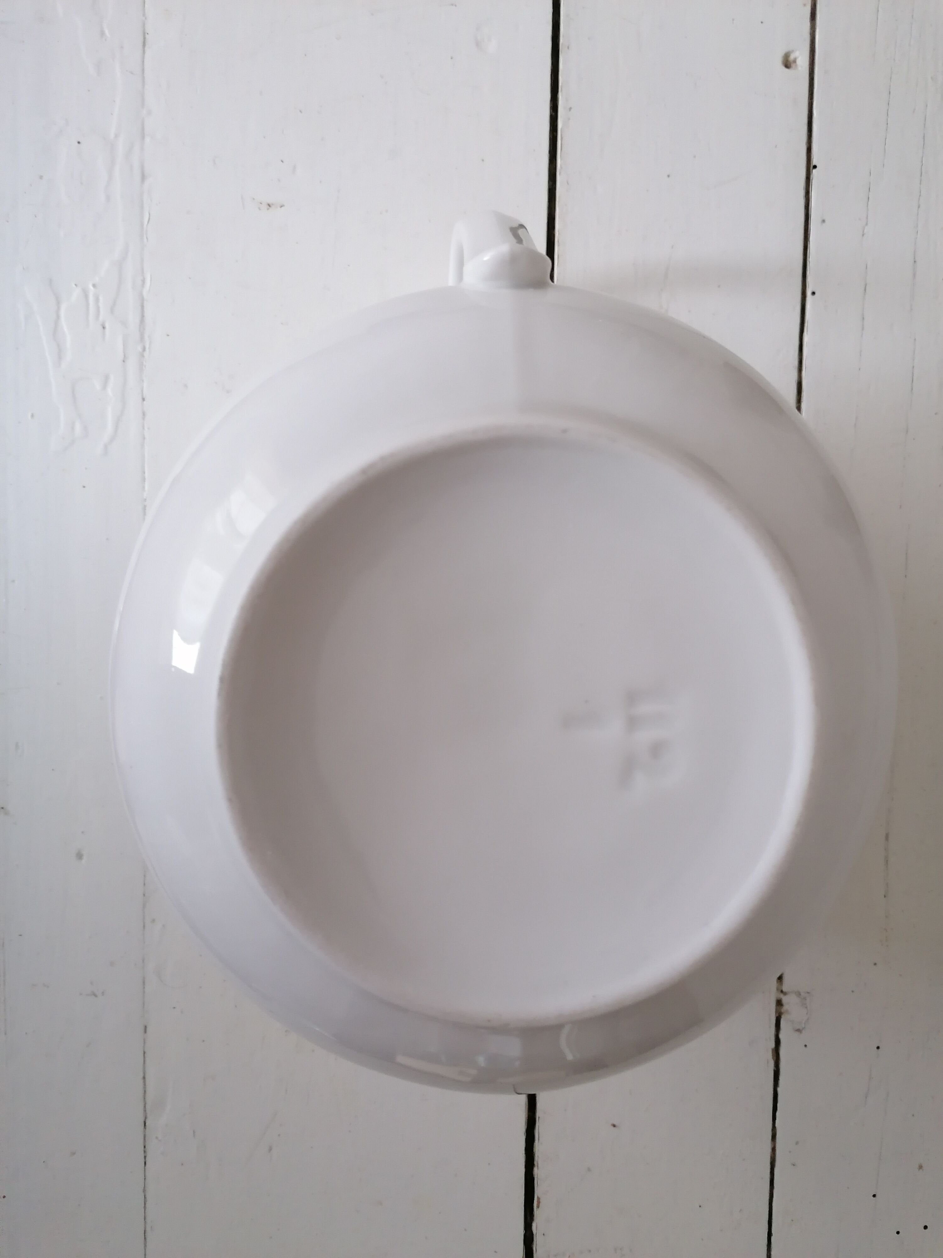 White porcelain pitcher