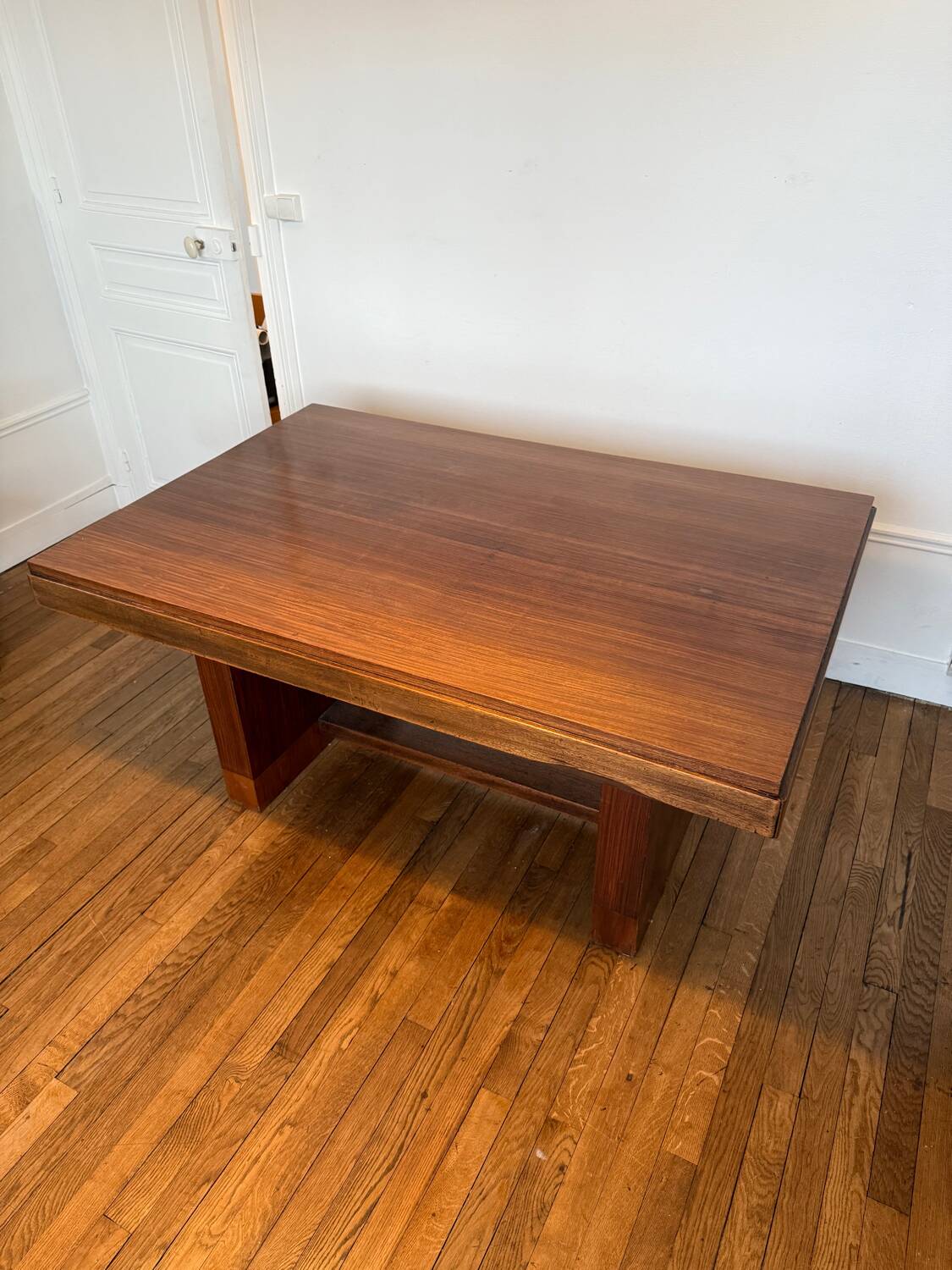 Art Deco solid wood dining table