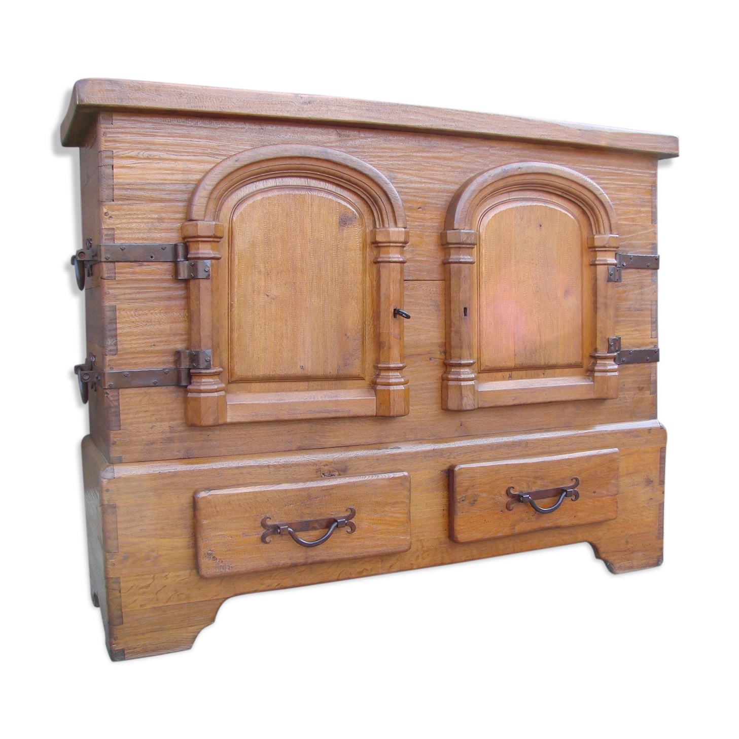 Oak chest of drawers, 50s