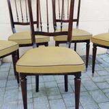 Set of 6 chairs vintage 60 feet fuseles