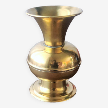 Vase soliflore laiton doré
