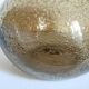 Vintage bubble-blown glass ball vase from riom france