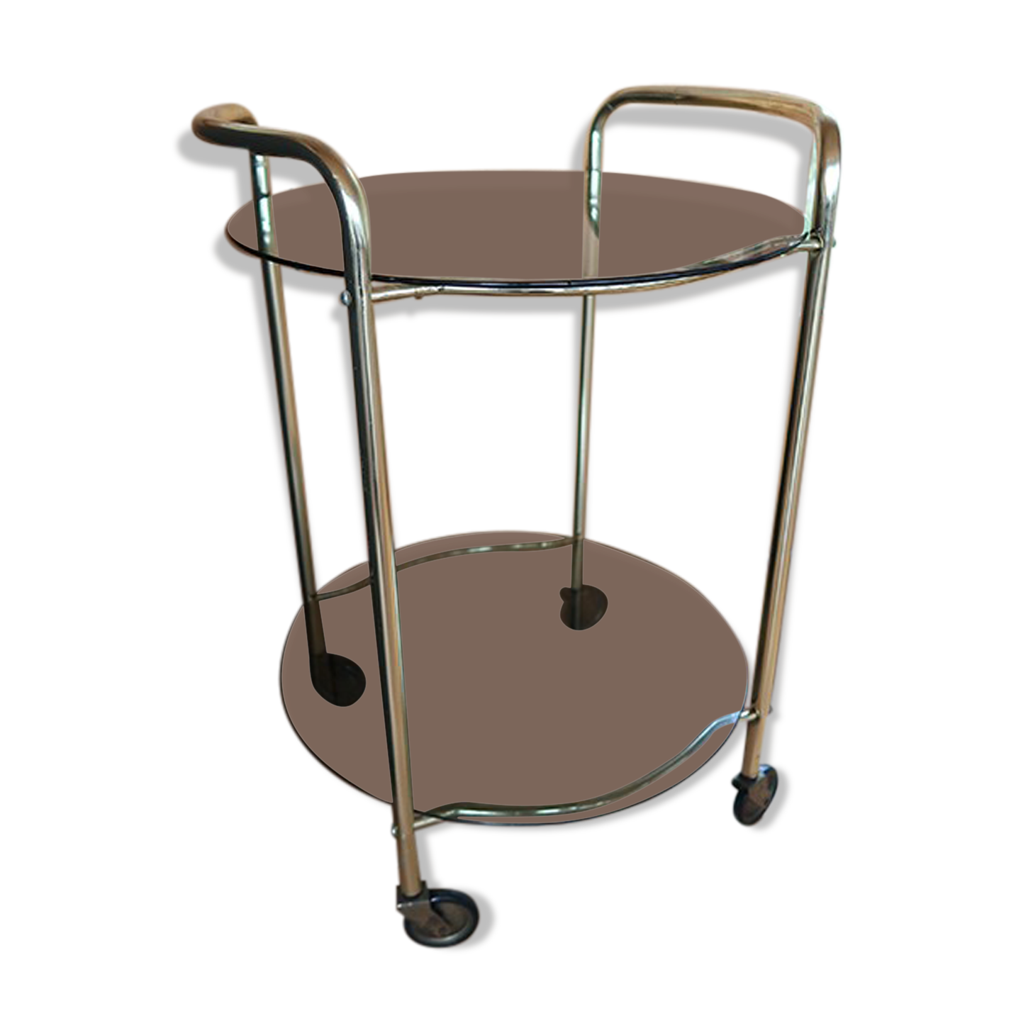 Roller side table