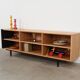 Bibliothèque en chêne, design scandinave