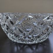 Crystal salad bowl