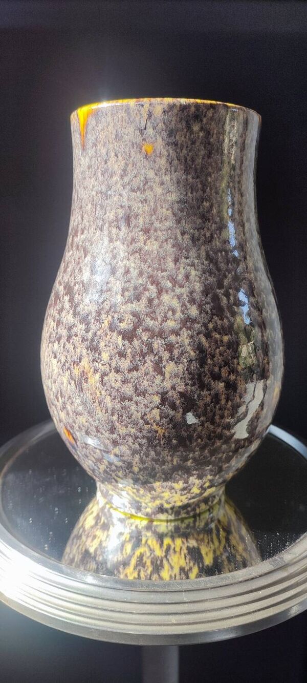 Vase balustre Accolay KC tête de taureau n°5