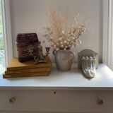 Asian rattan basket with lid 23×18 cm