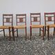 4 chairs from the 1950s attributed to Audoux & Minet.