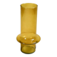 Yellow glass vase