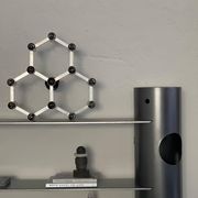 Vintage Space Age Geometric Chandelier by Gaetano Sciolari, 13 Lights, Aluminium