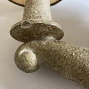 Pair of Arlus torchlight wall light in art deco plaster 1950