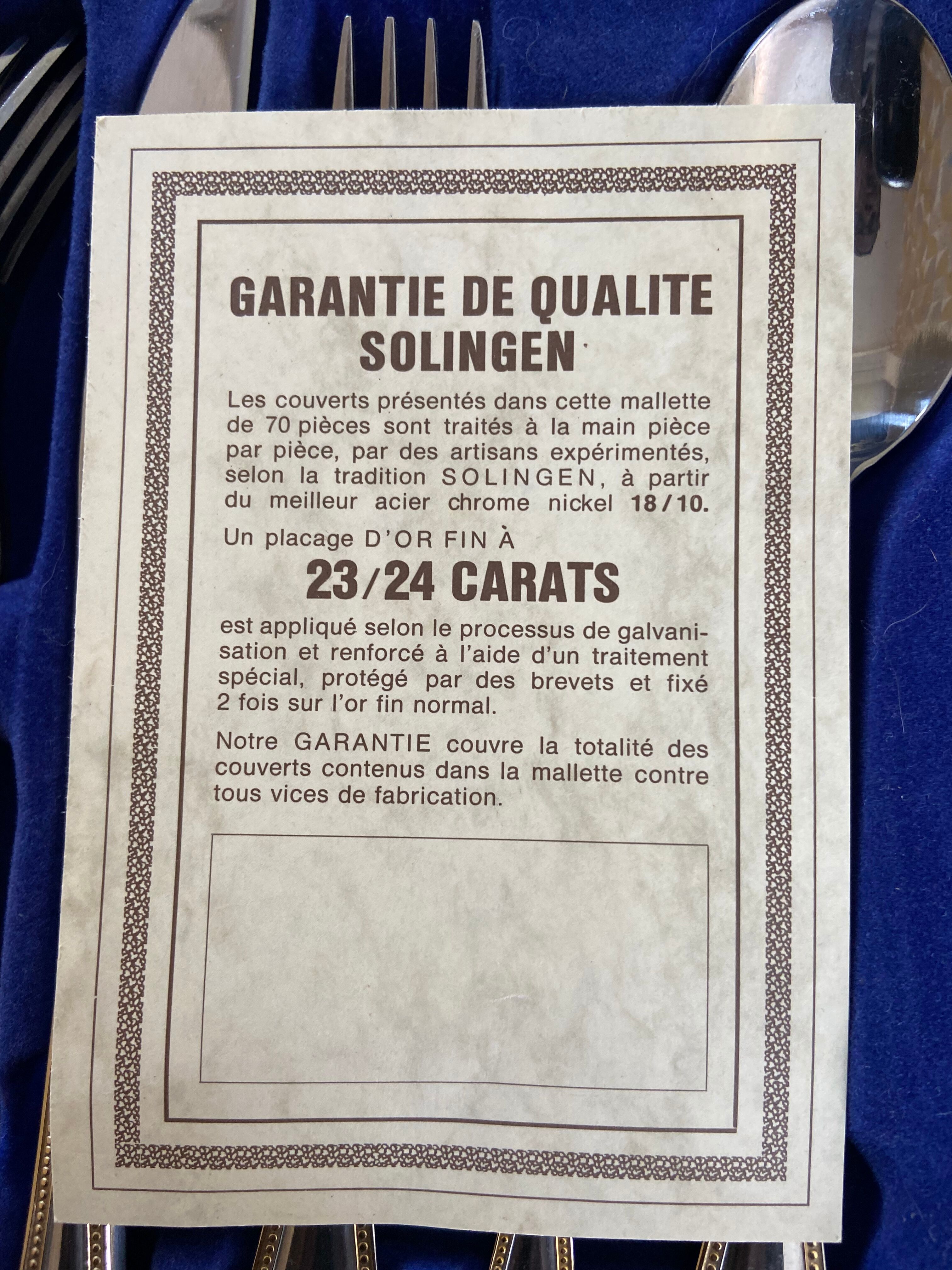 Housewife BESTECKE Solingen