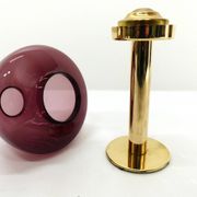 Scandinavian candle holder Hans-Agne Jakobsson Claudia purple L102/32 1960