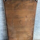 LARGE MIRROR OF FIREPLACE WOOD AND STUCCO DORE XIX EME NAPOLEON III