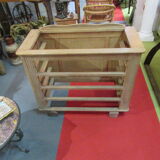 Oak chest of drawers with marble top, 1940-1950