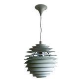 Large pendants from the early last century from the Louvre by Poul Henningsen for Louis Poulsen, 1962.