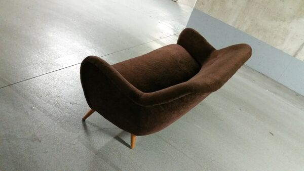 Salon canapé 2 fauteuils organic année 50