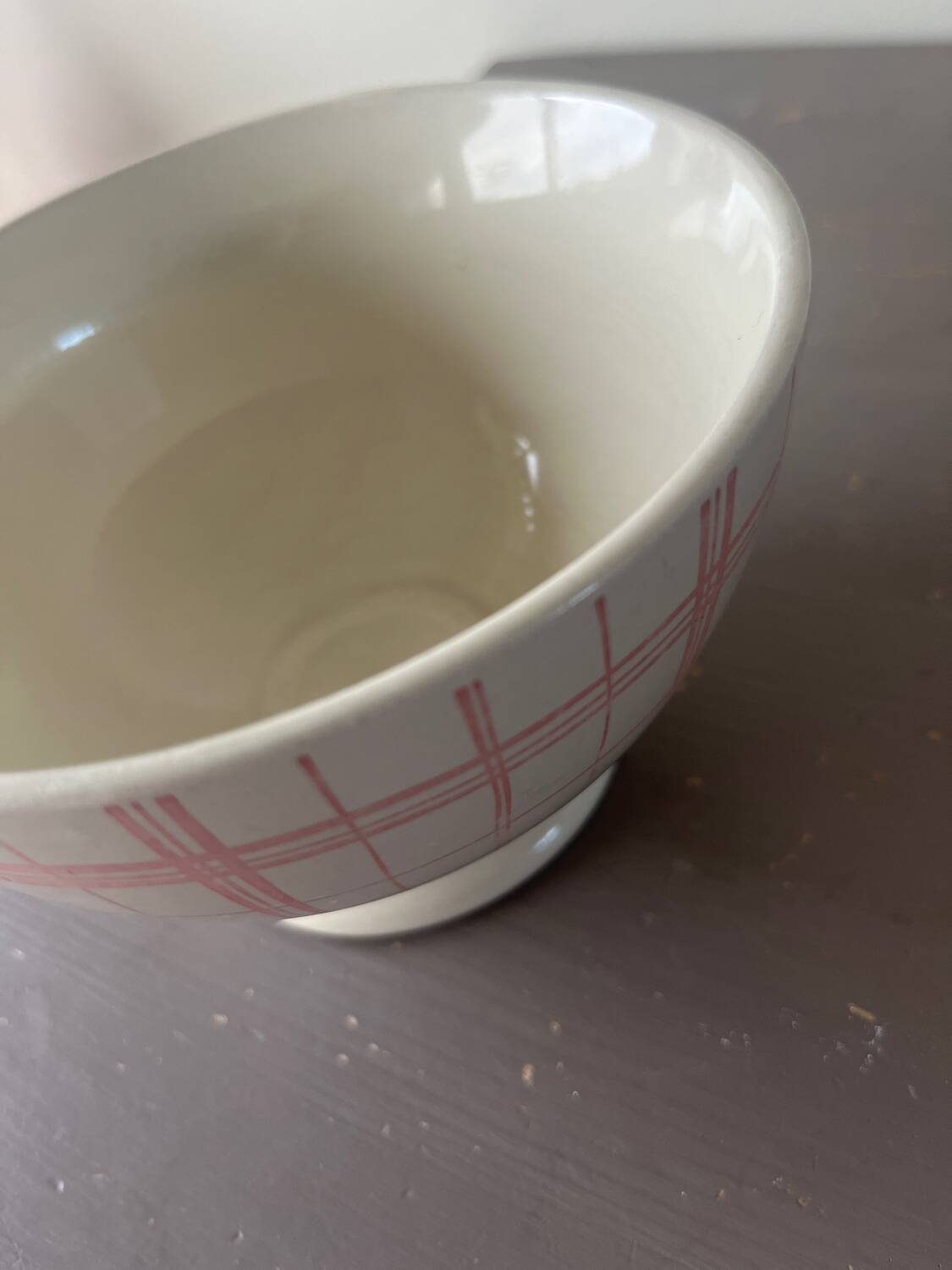 Old earthenware bowl